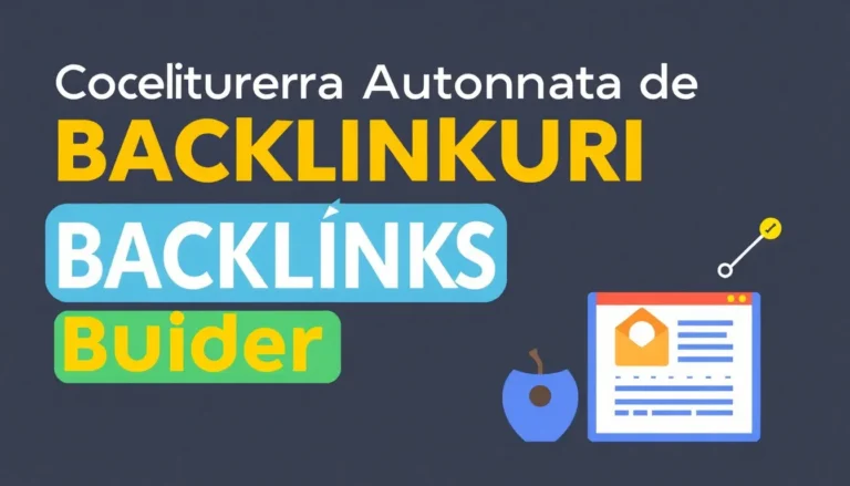 CONSTRUIREA AUTOMATĂ DE BACKLINKURI CU AUTO BACKLINKS BUILDER