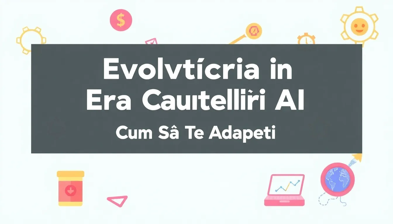 EVOLUȚIA SEO ÎN ERA CĂUTĂRILOR AI – CUM SĂ TE ADAPTEZI