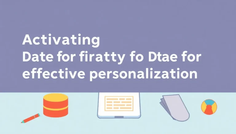ACTIVAREA DATELOR DE PRIMĂ PARTE PENTRU PERSONALIZARE EFICIENTĂ