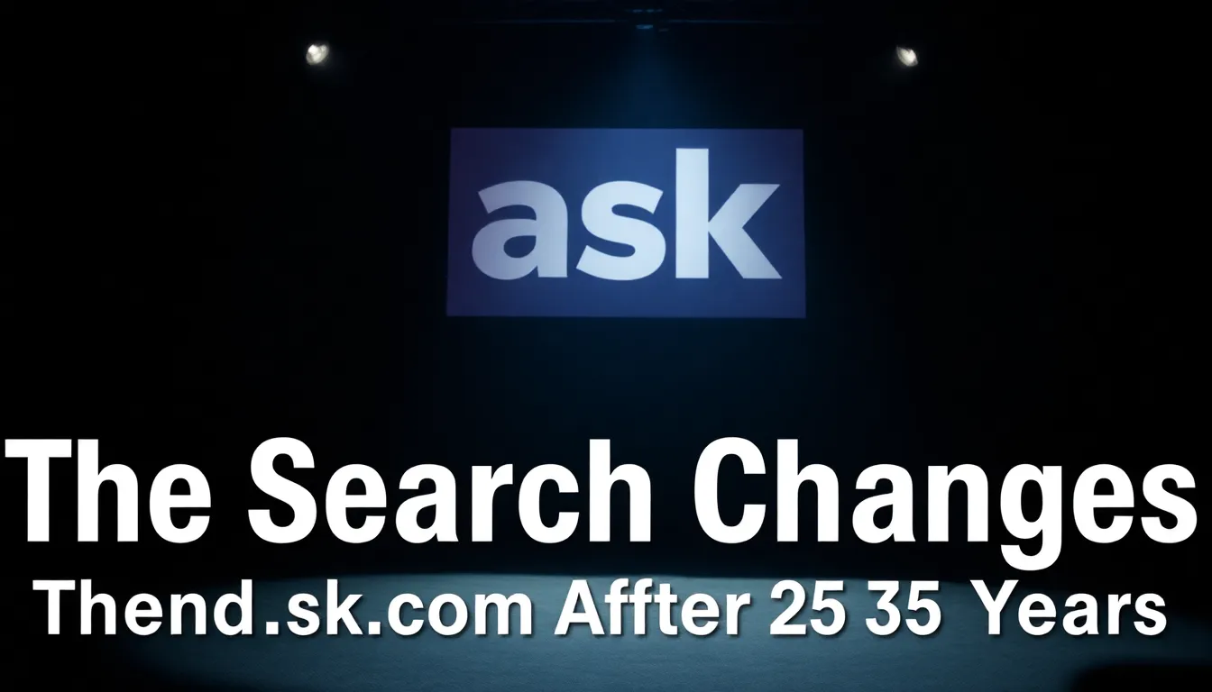 CĂUTAREA SE SCHIMBĂ: SFÂRȘITUL ASK.COM DUPĂ 25 DE ANI