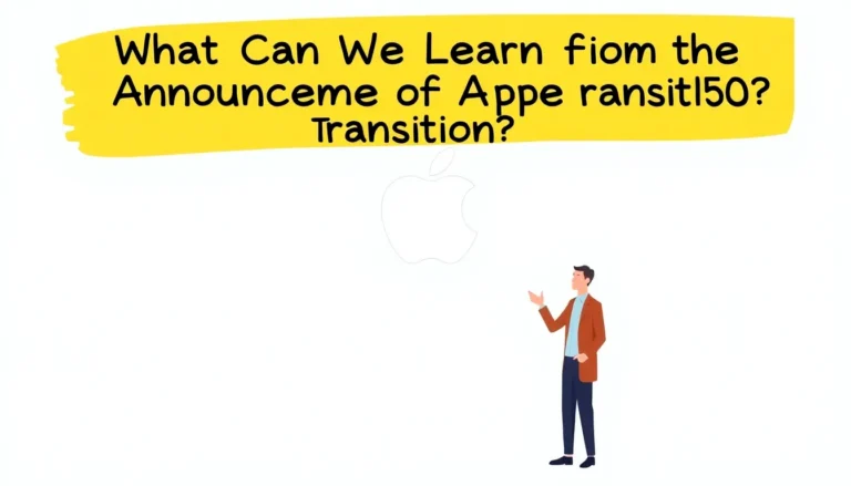 CE PUTEM ÎNVĂȚA DIN ANUNȚUL TRANZIȚIEI CEO-ULUI APPLE