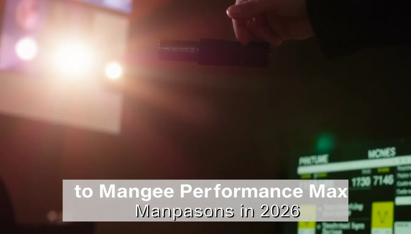 CUM SĂ GESTIONEZI CAMPANIILE PERFORMANCE MAX ÎN 2026