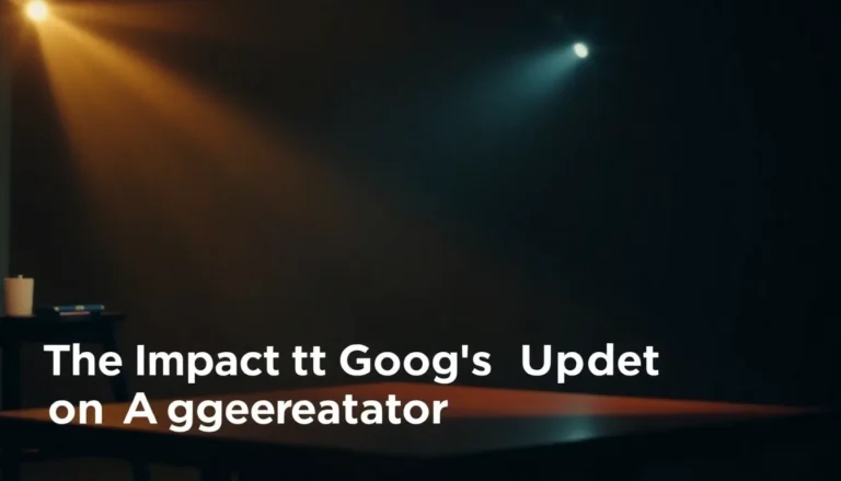 IMPACTUL ACTUALIZĂRII GOOGLE ASUPRA VIZIBILITĂȚII AGGREGATORILOR