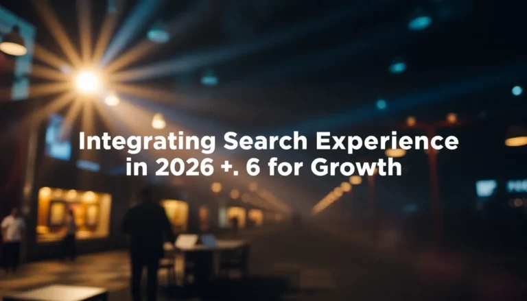 INTEGRAREA EXPERIENȚEI DE CĂUTARE ÎN 2026 PENTRU CREȘTERE