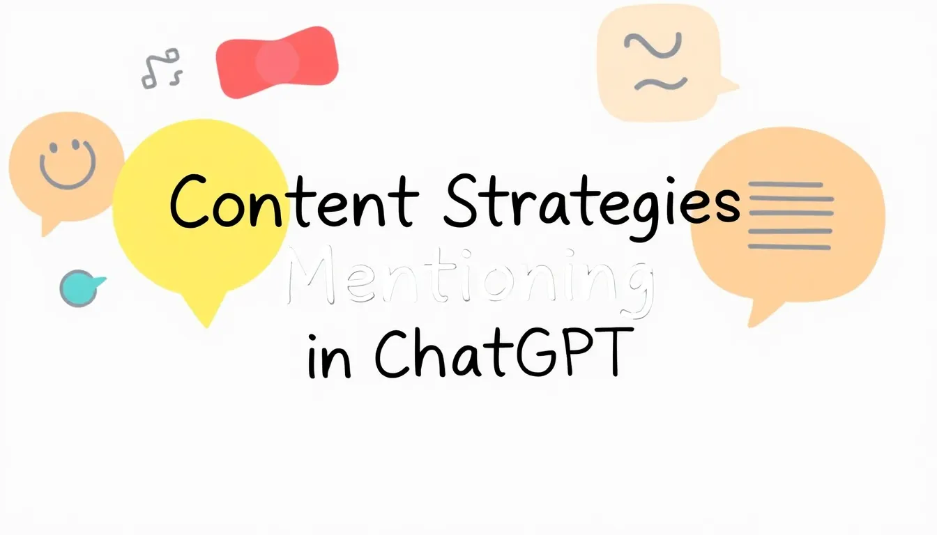 STRATEGII DE CONȚINUT PENTRU MENȚIONAREA ÎN CHATGPT